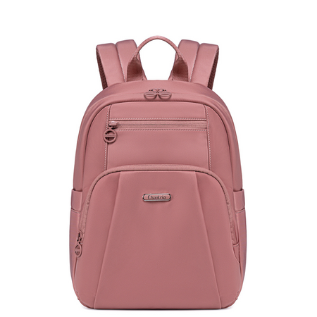 Plecak miejski damski różowy, 9,3 l. Wodoodporny i elegancki, na iPada 10,9". Na studia i co dzień. CHANTRIA CB770rose.