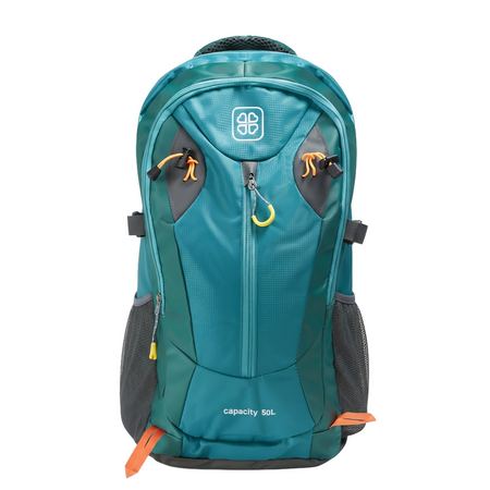 Plecak trekkingowy w góry zielony wielofunkcyjny wodoodporny pojemny 50 L