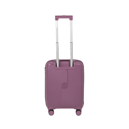 Walizka kabinowa fioletowa – mała, nowoczesna, na kółkach, podróżna i modna do samolotu Wowbag 7918 S purple