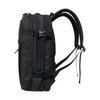 Plecak podróżny do samolotu 50x33x20 czarny kabinowy Ryanair Wizz Air WJ8572C black