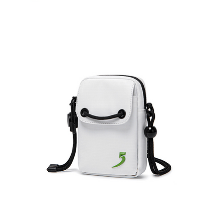 Saszetka damska biała mini wodoodporna torebka miejska na ramię kompaktowa 0,8 l FKB525White