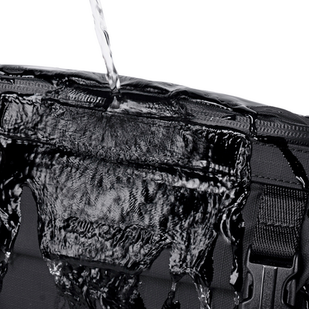 Nerka męska czarna wodoodporna miejska na pas i ramię stylowa funkcjonalna 3,5 L Super Five FXB755Black