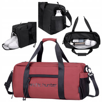 Czerwona torba sportowa 25 l pojemna, wodoodporna, miejska i młodzieżowa na każdy dzień Arctic Hunter LX00537 Red.
