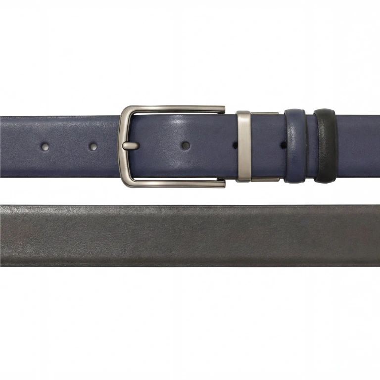 Męski pasek skórzany do spodni dwustronny czarny granat klamra obrotowa pol_pl_Meski-pasek-skorzany-do-spodni-dwustronny-czarny-granat-klamra-obrotowa-294_2