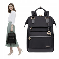 Plecak damski miejski czarny  na studia do pracy pojemny CHANTRIA CB00788black