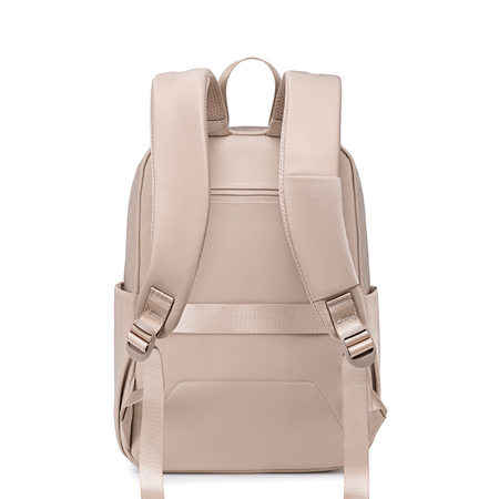 Beżowy plecak damski miejski, 9,8 l, modny i wodoodporny, na laptopa 13", na co dzień. CHANTRIA CB769khaki.