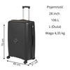 Walizka Wowbag duża 7900 L black