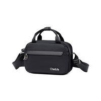 Torebka damska na ramię czarna mini elegancka 1,3 l modna na co dzień i wyjątkowe okazje. CHANTARIA CB771 Black.