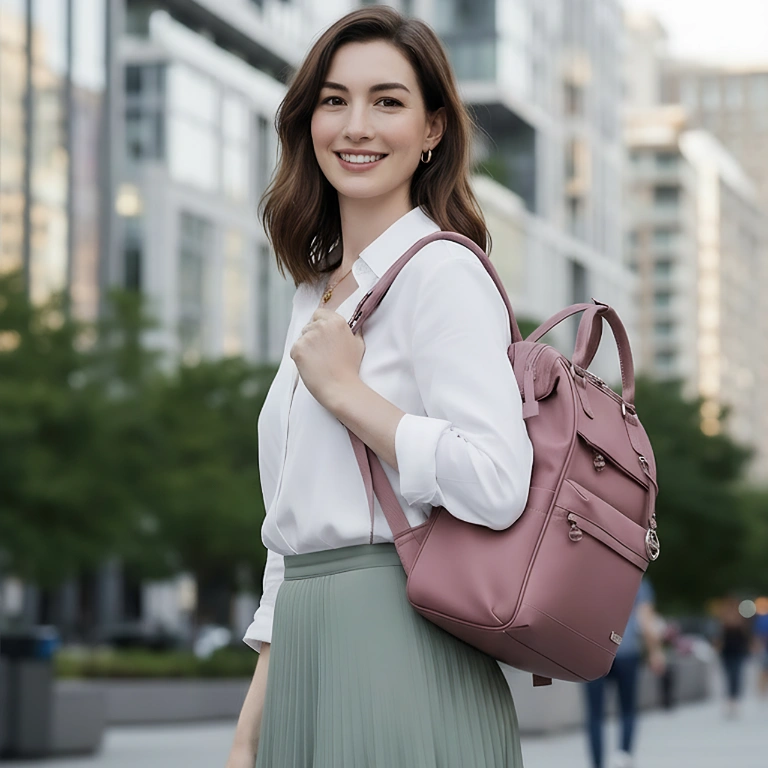 Plecak miejski damski różowy modny dla dziewczyny na studia szkolny do pracy CHANTRIA CB00788rose pol_pl_Plecak-miejski-damski-rozowy-modny-dla-dziewczyny-na-studia-szkolny-do-pracy-CHANTRIA-CB00788rose-259_12