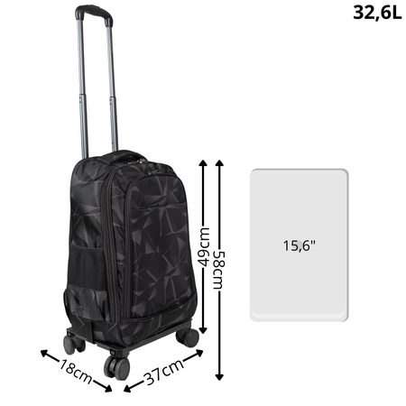 Plecak na kókach na trening hokejowy rolki akcesoria treningowe VIO 20626 geometr