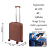 Walizka Wowbag kabinowa mała 7918 S rose gold