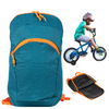 Plecak niebieski kompaktowy tekstylny – superlekki na rower, podróż woda telefon Wowbag XY092017 blue