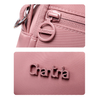 Torebka saszetka damska crossbody mała na ramię nylonowa ciemnoróżowa stylowa
