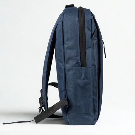 Plecak młodzieżowy nowoczesny szkolny niebieski na laptopa 15,6" z USB HN212701 blue