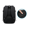 Plecak podróżny do samolotu 50x33x20 czarny kabinowy Ryanair Wizz Air WJ8572C black