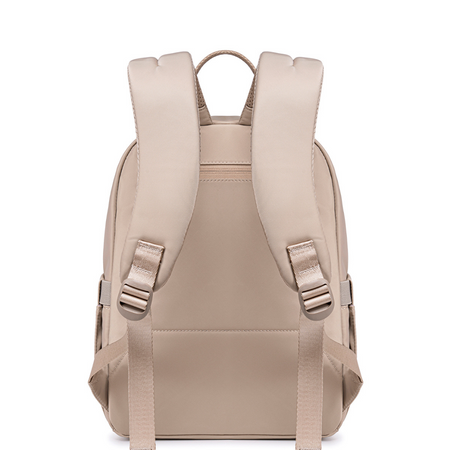 Beżowy plecak miejski damski, na iPada 10,9", wodoodporny, 9,3 l. Na studia i co dzień. CHANTRIA CB770khaki.