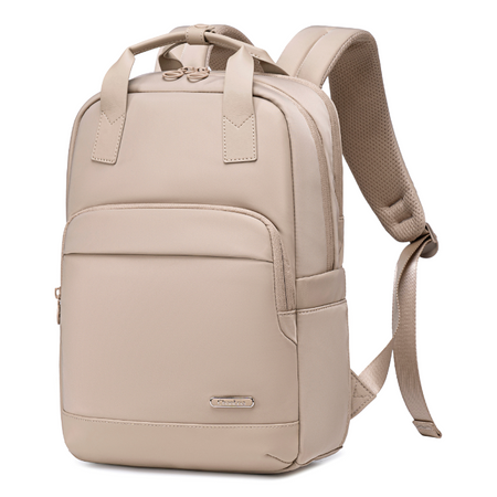 Plecak miejski damski beż modny na co dzień do samolotu bez opłat Ryanair