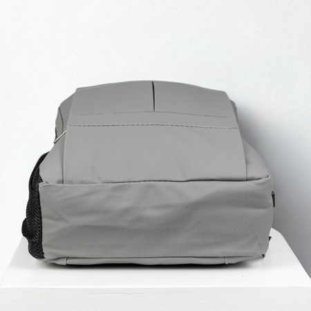 Plecak szkolny, do pracy szary, na laptopa 15,6" z USB dla chłopaków/dziewczyn nowoczesny VIO BK91103 grey