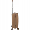 Walizka kabinowa beżowa na kółkach, elegancka i lekka walizka do samolotu z polipropylenu  Wowbag 7900 S champagne