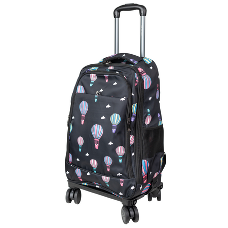 Plecak na 4 kółkach  pojemny z teleskopową rączką dla chłopców i dziewczynek VIO 20613 baloon