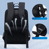 Czarny plecak miejski biznesowy, 15 l, wodoodporny, na laptopa 15,6", stylowy na co dzień. Arctic Hunter B00670 Black
