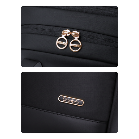 Plecak damski miejski czarny kabinowy do samolotu Ryanair Wizzair bezplatny