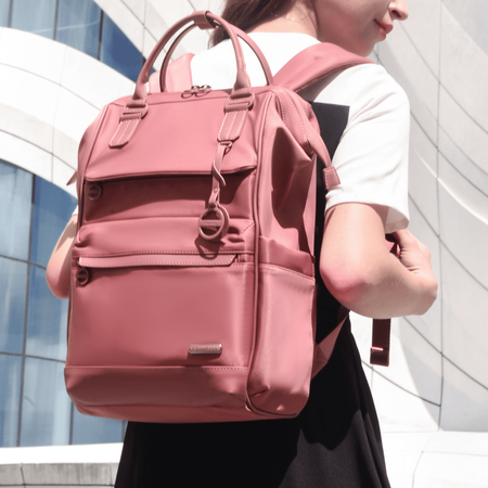 Plecak miejski damski różowy modny dla dziewczyny na studia szkolny do pracy CHANTRIA CB00788rose