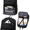 Plecak miejski czarny elegancki do pracy nowoczesny pojemny na laptopa 15,6" Arctic Hunter B00808 black
