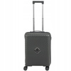 Walizka mała na kółkach ciemnoszara, lekka i funkcjonalna, elegancka walizka podróżna z PP 41 L Wowbag 7900 S dark grey