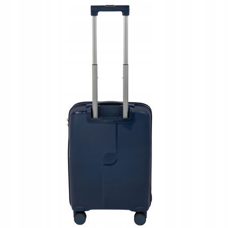 Walizka kabinowa ciemnoniebieska – mała, podróżna, elegancka, na kółkach i praktyczna Wowbag 7918 S dark blue