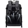 Plecak kompresyjny próżniowy podróżny czarny pojemny 42L wiele kieszeni rozszerzany Arctic Hunter B00866 black