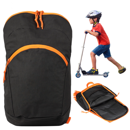 Plecak czarny mały superlekki tekstylny na rower spacer woda telefon klucze bluza VIO  XY092017 black