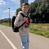 Plecak czarny, szkolny, miejski, damski, męski, nowoczesny, pojemny plecak dla laptopa 15,6", idealny na co dzień, do szkoły i pracy Wowbag BK91105 black