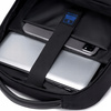 Czarny plecak miejski biznesowy, 15 l, wodoodporny, na laptopa 15,6", stylowy na co dzień. Arctic Hunter B00670 Black
