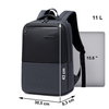 Szary plecak miejski biznesowy, 10 l, na laptopa 15,6", wodoodporny, elegancki i funkcjonalny. Arctic Hunter B00681 Grey