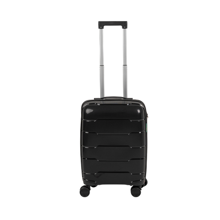 Walizka kabinowa podróżna czarna – elegancka, funkcjonalna, lekka i wytrzymała na kółkach Wowbag 6910 S black