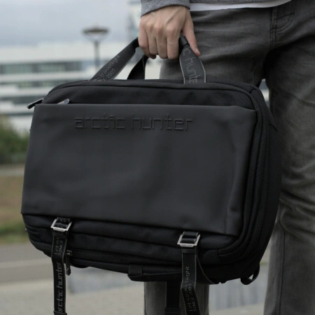 Torba-plecak podróżna do Wizz Air i Ryanair czarna 18L, na laptop 15,6”, bagaż podręczny