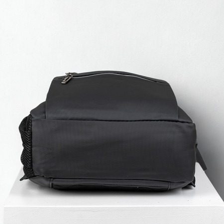 Plecak szkolny czarny materiałowy dla dziewczyn i chłopaków HN212701 black