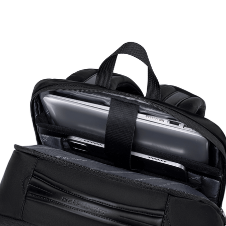 Plecak miejski czarny elegancki do pracy nowoczesny pojemny na laptopa 15,6" Arctic Hunter B00808 black