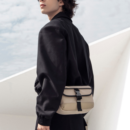 Torebka na ramię, beżowalistonoszka miejska damskana dokumenty telefon Arctic Hunter  KB00828 khaki