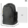 Plecak nowoczesny szary szkolny sportowy pojemny dla chłopców i dziewczyn na laptopa 15,6" Wowbag BG822308 grey