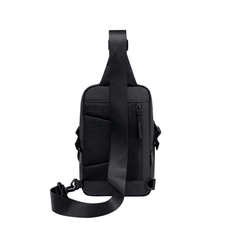 Saszetka męska czarna na ramię wodoodporna torba miejska stylowa funkcjonalna 3,1 L Super Five FXB753Black
