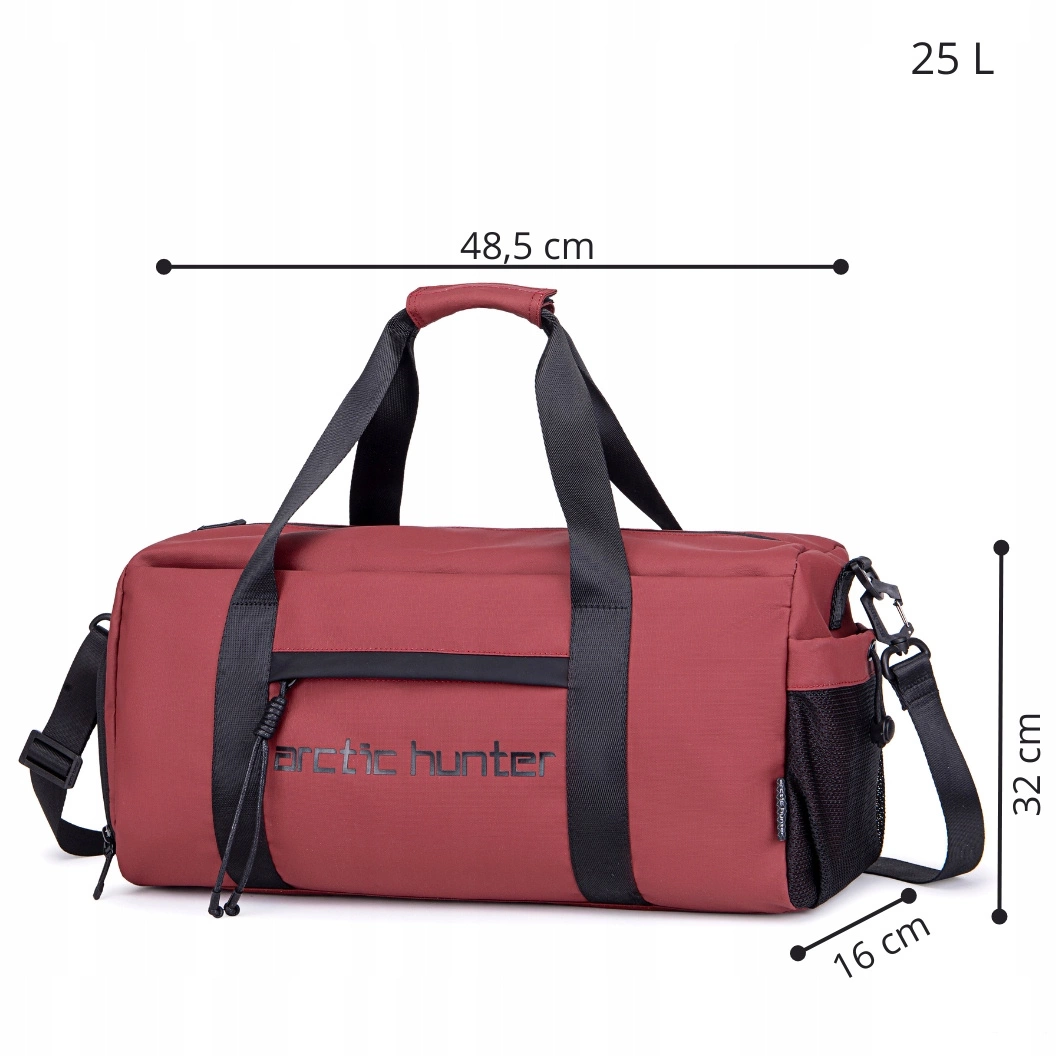 Czerwona torba sportowa 25 l pojemna, wodoodporna, miejska i młodzieżowa na każdy dzień Arctic Hunter LX00537 Red. pol_pl_Czerwona-torba-sportowa-25-l-pojemna-wodoodporna-miejska-i-mlodziezowa-na-kazdy-dzien-Arctic-Hunter-LX00537-Red-53_14