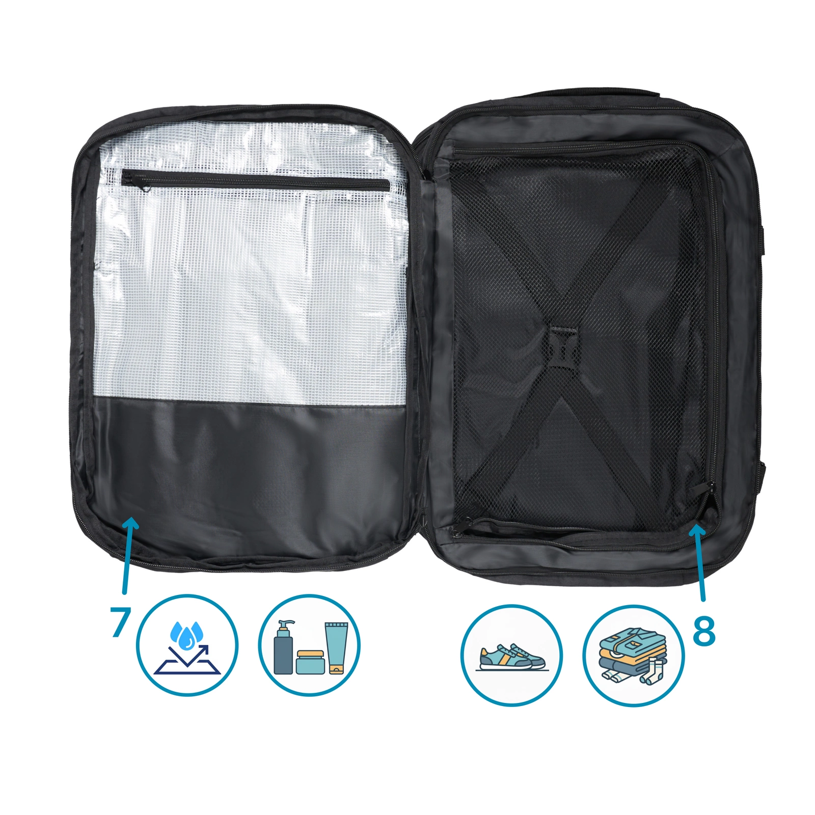 Plecak podróżny miejski czarny nowoczesny rozszerzany pojemny 42L na laptopa VIO WJ8572C black pol_pl_Plecak-podrozny-miejski-czarny-nowoczesny-rozszerzany-pojemny-42L-na-laptopa-VIO-WJ8572C-black-293_8