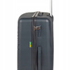 Duża walizka podróżna ciemnoszara na kółkach – lekka i wytrzymała walizka do samolotu 100 L Wowbag 7905 L dark grey