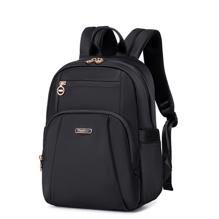 Czarny plecak miejski damski, stylowy i wodoodporny, 9,3 l, na iPada 10,9", modny wybór na co dzień. CHANTRIA CB770Black.