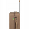 Duża walizka podróżna beżowa na kółkach – lekka, wytrzymała i elegancka walizka do samolotu Wowbag 7918 L champagne
