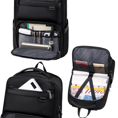 Plecak miejski beżowy na laptopa 15,6" nowoczesny młodzieżowy do pracy podróży Arctic Hunter B00808khaki