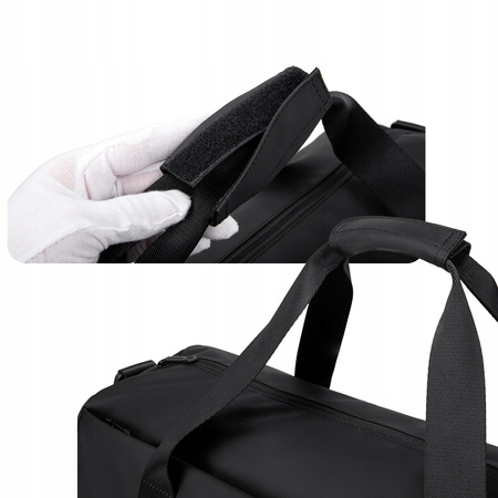 Szara torba sportowa 25 l uniwersalna, trwała i wodoodporna do pracy i na trening. Arctic Hunter LX00537 Grey.