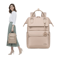 Plecak damski miejski beżowy modny dla dziewczyny do pracy na studia na codzień CHANTRIA CB0788khaki